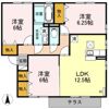 リビングタウン古河南 Aの間取り画像