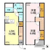 ハピネスあすみが丘東の間取り画像