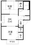 グリーンコートの間取り画像