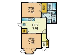 プレイスメゾンⅠの間取り画像