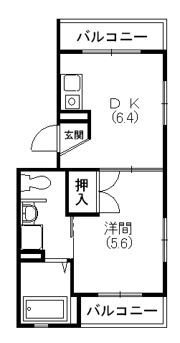 K＆Hの間取り画像