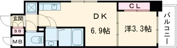 SDグランツ神戸ランドマークの間取り画像
