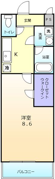 フジパレス堺鳳中Ⅲ番館の間取り画像