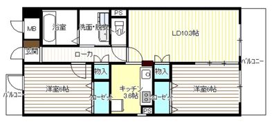 プランドール藤久の間取り画像
