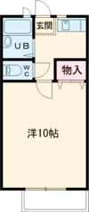 ビーラインイシイ Dの間取り画像