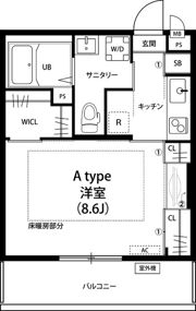 リブリ・クレイン柏の間取り画像
