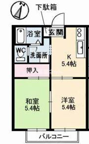 ヴィラヴェルディ34の間取り画像
