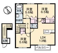 アローバレーの間取り画像