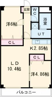 ピュアライフ桔梗の間取り画像