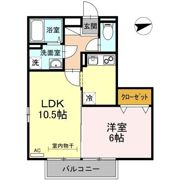 グランシャリオ新開の間取り画像