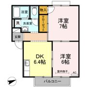 セジュールサバス A棟の間取り画像
