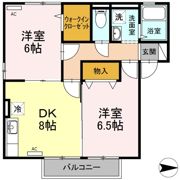クレセント北峰 A棟の間取り画像
