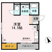 レセンテSFK B棟の間取り画像