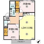プリムローズⅢ B棟の間取り画像