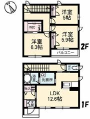 カーサ・ヴェローナの間取り画像
