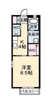 カーサ・ア・コルテ Ⅰ棟の間取り画像