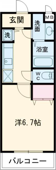 アンソレイユの間取り画像