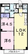アメニティ六番館の間取り画像