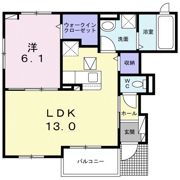 アパルトモン レガートの間取り画像