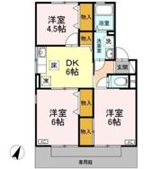 クレセント女池 Bの間取り画像