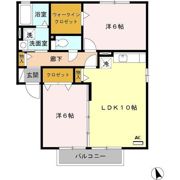 セジュール荒井 Aの間取り画像