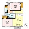 アムールすずかの間取り画像