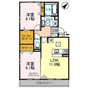 セジュールクオンの間取り画像