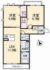 グランドソレイユ新山口の間取り画像