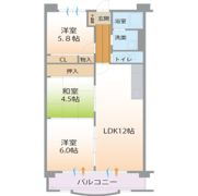 ハイツおひづかの間取り画像