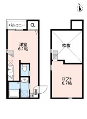 Castilloいのはな（カスティージョイノハナ）の間取り画像