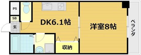 ポピットハイムの間取り画像