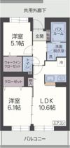 ルシエル ブルーの間取り画像