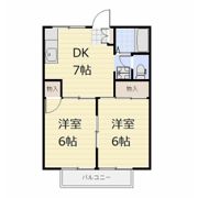 プレジールつるたの間取り画像