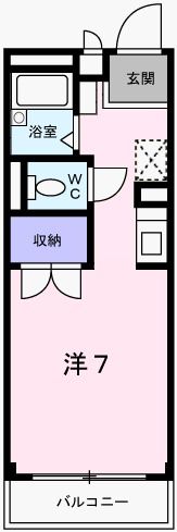 サンフレッチェ南条Bの間取り画像