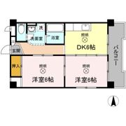 長瀬マンション Ⅱ棟の間取り画像