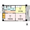 長瀬マンション Ⅱ棟の間取り画像