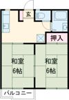 加納レジデンスの間取り画像