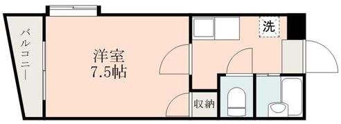 サンパティーク下荒田の間取り画像