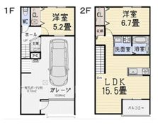 エーデル早川Ⅱの間取り画像