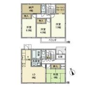 大井町戸建の間取り画像