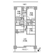 パークシティ江南四番街の間取り画像