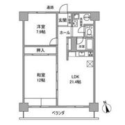 緑ヶ丘レックスマンションの間取り画像