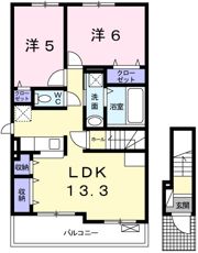メゾンドレープ和の間取り画像