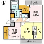 グランドゥール シャルマンの間取り画像
