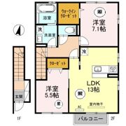 とじめハイツの間取り画像