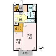 ディアコート弐番館 Ⅱの間取り画像
