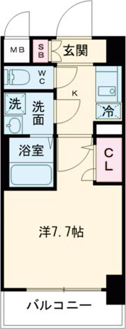 エスプレイス神戸ウエストゲートの間取り画像