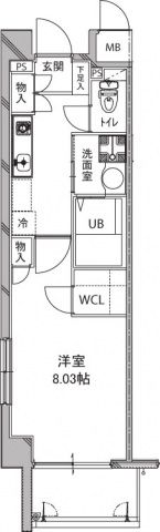 Rue Vent Vert（ル ヴァン ヴェール）の間取り画像