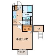 サン メゾンAの間取り画像