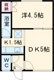 クルーズハウス千歳花園Bの間取り画像